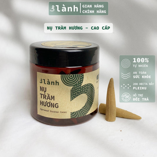 Nụ Trầm Hương Cao Cấp 3 Lành Tự Nhiên 100% Không Hóa Chất Thờ Cúng Thư Giãn Tài Lộc Xông Nhà Tẩy Uế Quà 12.12 - 3 Lanh