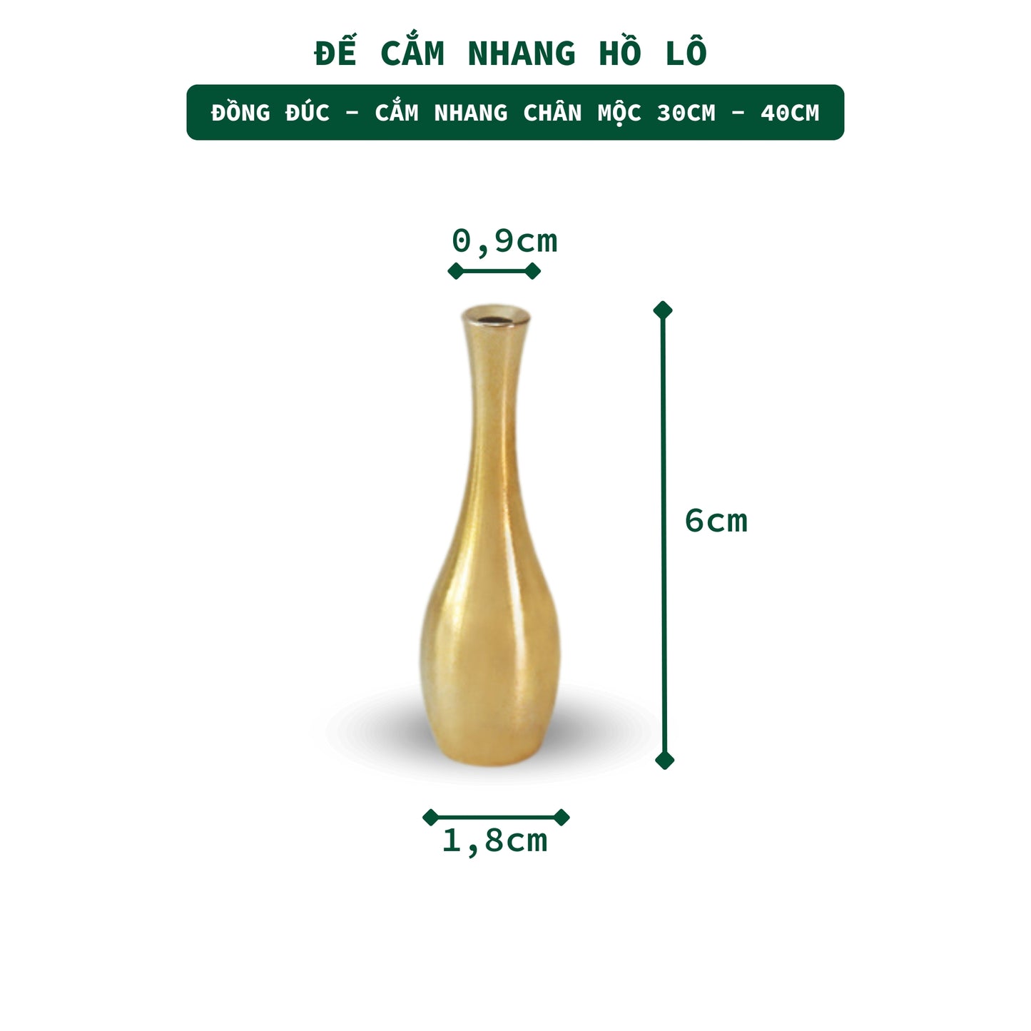 Đế Cắm Nhang Trầm Hương 5-9 Lỗ Bằng Đồng Thau Nguyên Chất Hình Trống Tối Giản Phù Hợp Nhiều Kích Thước Nhang Quà 3.3 - 3 Lanh
