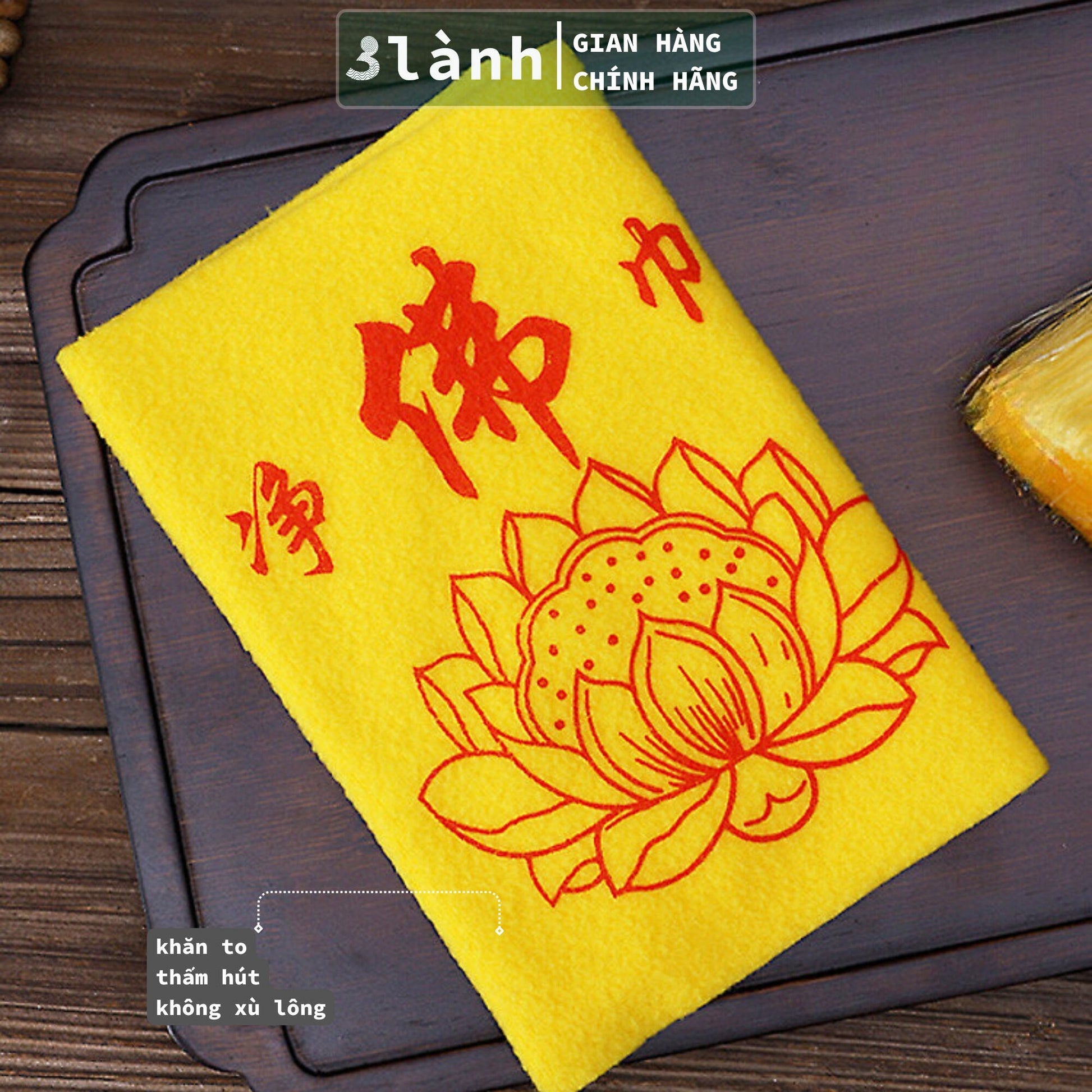 Bộ Vệ Sinh Bàn Thờ Khăn Lau Chổi Quét 3 Lành Dọn Dẹp Bàn Thờ Phật Thổ Địa Thần Tài Gia Tiên Tâm Linh Cuối Năm Quà Tết - 3 Lanh