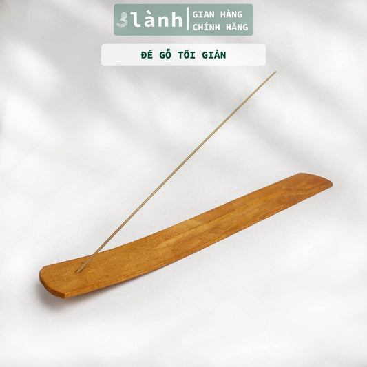 Đế Nhang Trầm Hương Bằng Gỗ Thông Tối Giản Trang Trí Nhà Bàn Thờ Dâng Hương Thư Giãn Quà Tặng 11.11 - 3 Lanh