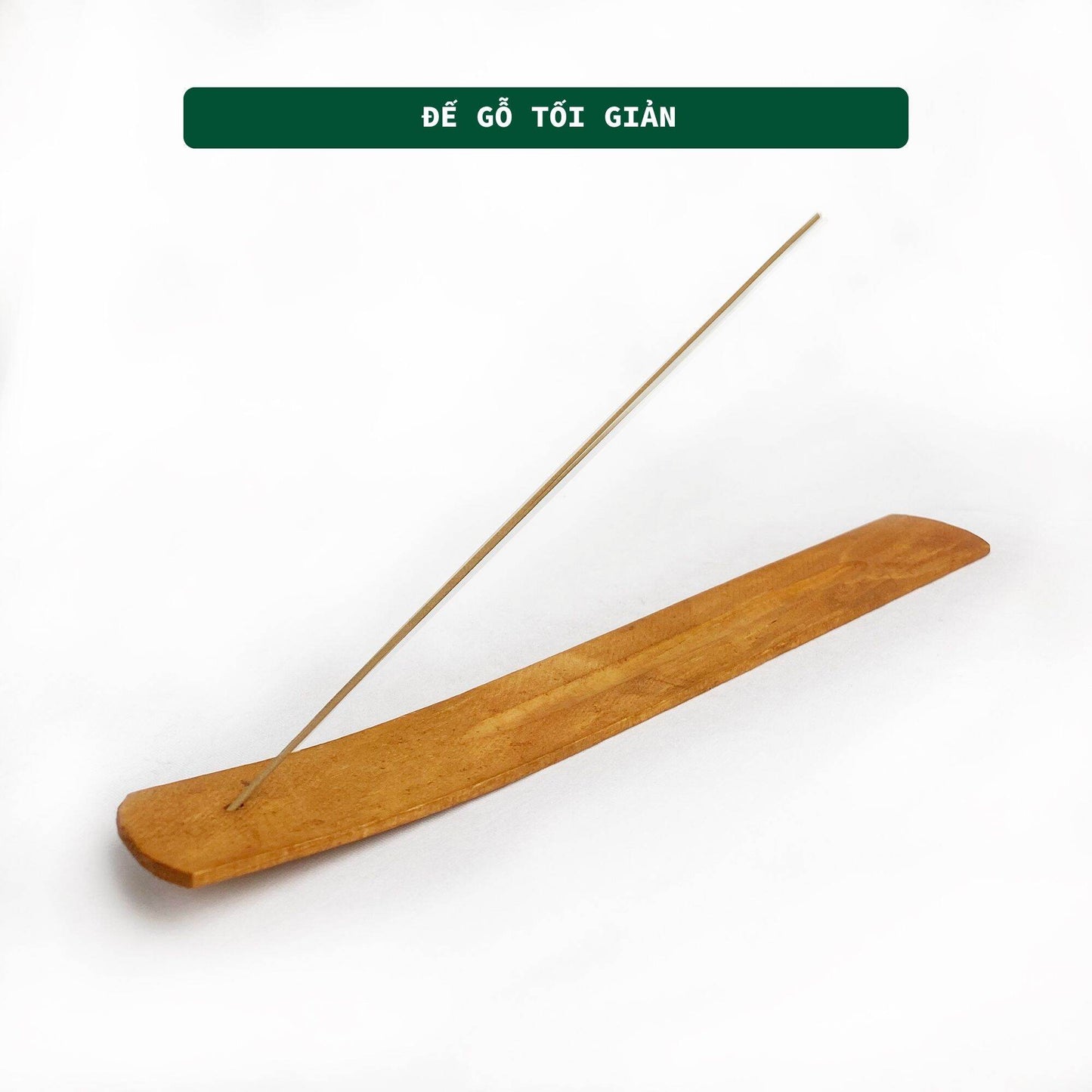 Đế Nhang Trầm Hương Bằng Gỗ Thông Tối Giản Trang Trí Nhà Bàn Thờ Dâng Hương Thư Giãn Quà Tặng 11.11 - 3 Lanh