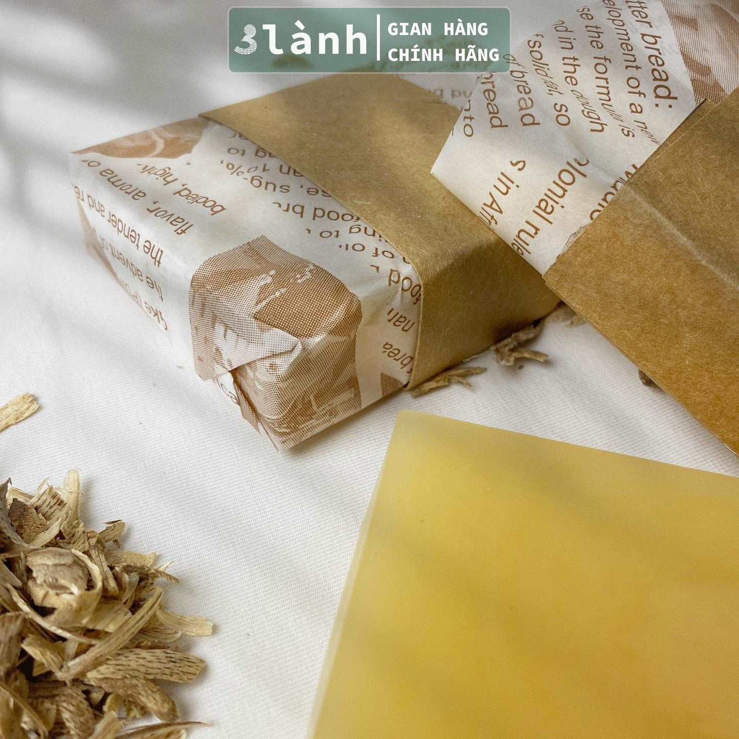 Xà Phòng Trầm Hương Tự Nhiên 100% 3 Lành 80gr Handmade Không Hóa Chất Tạp Chất Thơm Dịu Làm Sạch Giữ Mùi Lâu - 3 Lanh