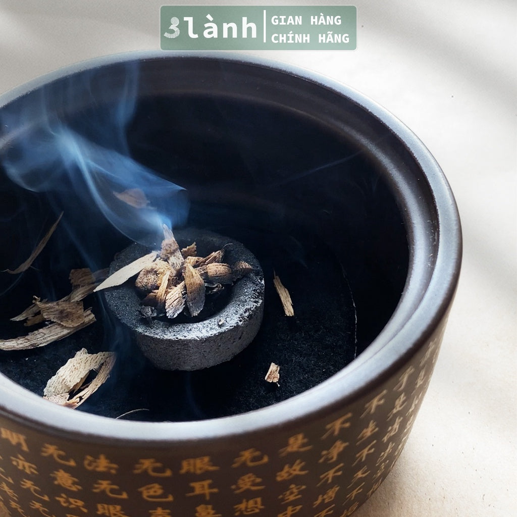Than Hoạt Tính Xông Đốt Trầm Hương 3 Lành Dạng Viên Ông 10 Viên An Toàn Sức Khỏe Ít Khói Không Mùi Quà Tặng - 3 Lanh