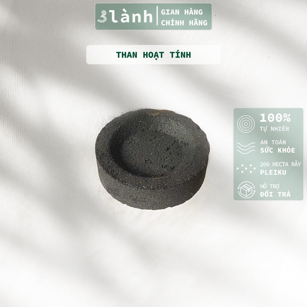 Than Hoạt Tính Xông Đốt Trầm Hương 3 Lành Dạng Viên Ông 10 Viên An Toàn Sức Khỏe Ít Khói Không Mùi Quà Tặng - 3 Lanh