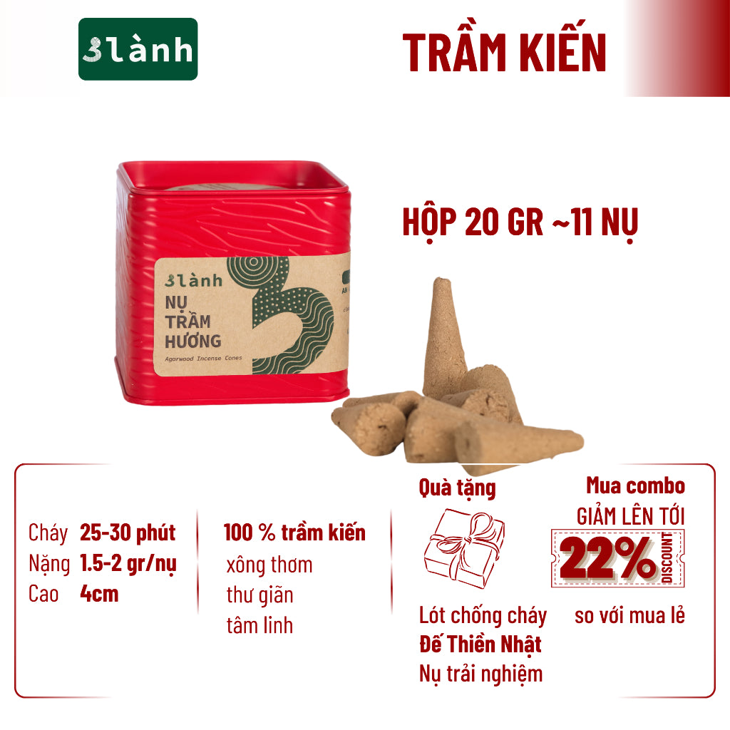 Nụ Trầm Kiến 3 Lành Tự Nhiên 100 % Không Hóa Chất Tạp Chất Thờ Cúng Thư Giãn Xông Nhà Thư Giãn