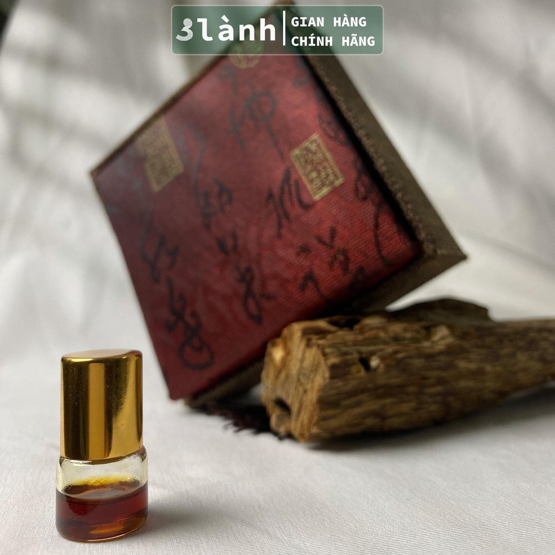 Nước Hoa Trầm Hương Tự Nhiên 100% 3 Lành 1ml Không Hóa Chất Thơm Dịu Giữ Mùi Lâu Mùi Trầm Hương Đặc Trưng 15 Năm Trầm - 3 Lanh
