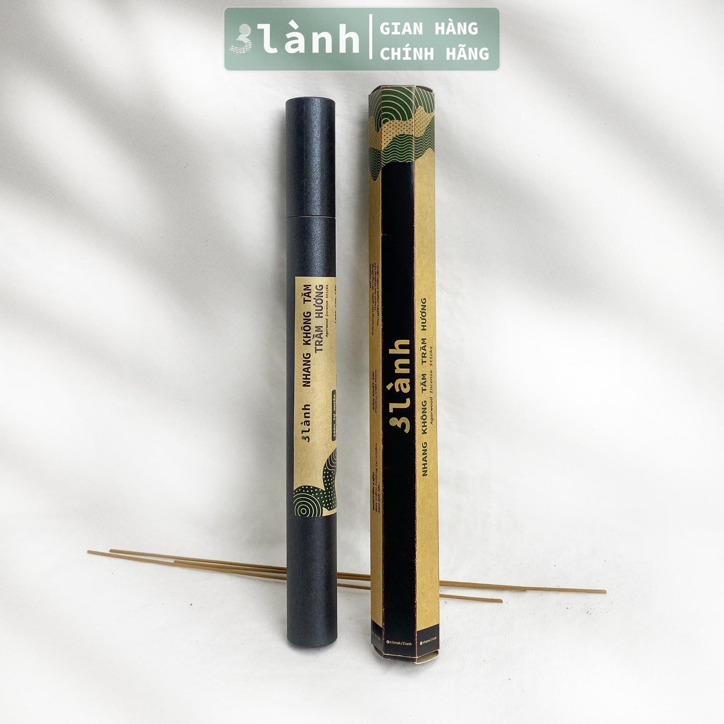 Nhang Không Tăm Trầm Hương Thượng Hạng 3 Lành 20cm, 30-150gr Tự Nhiên 100% Ít Khói >15 Năm Trầm Thờ Cúng Thư Giãn Tài Lộc Quà 11.11 - 3 Lanh