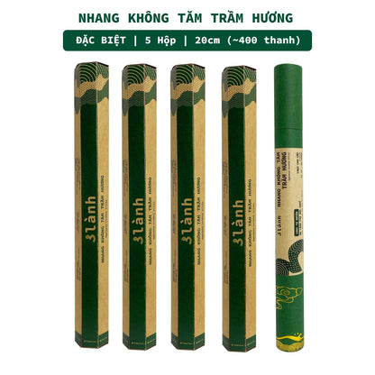 Nhang Không Tăm Trầm Hương Sạch Cao Cấp 3 Lành 20cm 30gr-150gr Tự Nhiên 100% Ít Khói 12-15 Năm Trầm Thờ Cúng Thư Giãn - 3 Lanh