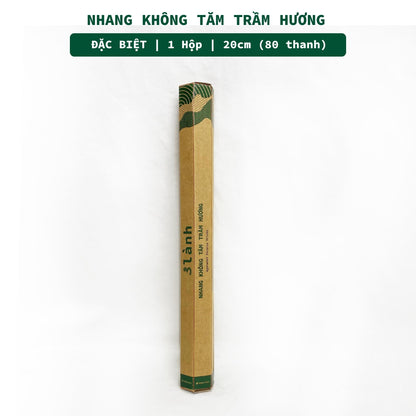 Nhang Không Tăm Trầm Hương Sạch Đặc Biệt 3 Lành 20cm 30gr-150gr Tự Nhiên 100% Ít Khói 7-12 Năm Trầm Thờ Cúng Thư Giãn - 3 Lanh