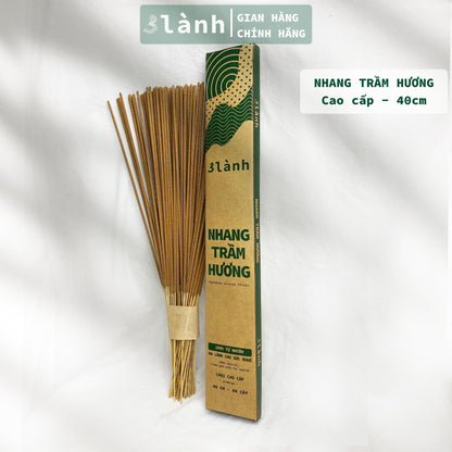 Nhang Trầm Hương Sạch Cao Cấp 30-40cm Hộp 100-400gr 3 Lành Tự Nhiên 100% Không Hóa Chất 7-12 Năm Trầm Thờ Cúng Thư Giãn - 3 Lanh