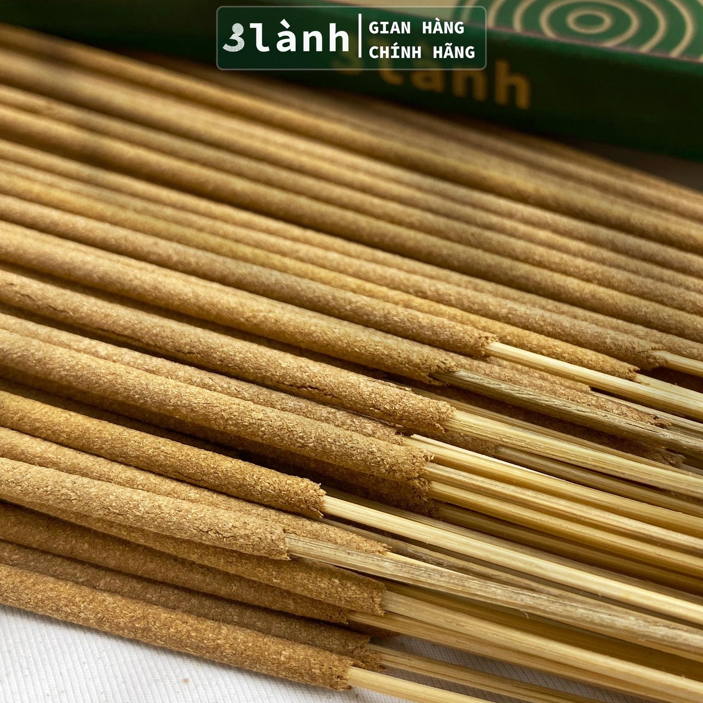 Nhang Trầm Hương Sạch Cao Cấp 30-40cm Hộp 100-400gr 3 Lành Tự Nhiên 100% Không Hóa Chất 7-12 Năm Trầm Thờ Cúng Thư Giãn - 3 Lanh