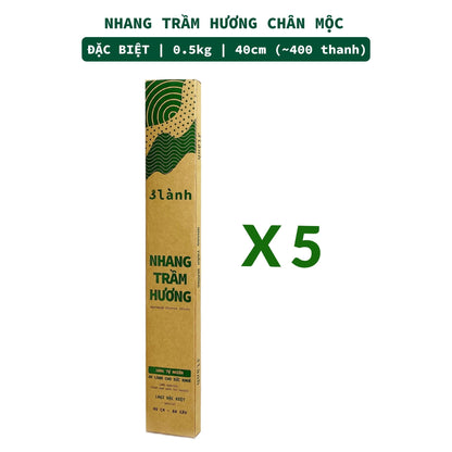 Nhang Trầm Hương Sạch Đặc Biệt Cao Cấp 30-40cm Hộp 0.5-1kg 3 Lành Tự Nhiên 100% Không Hóa Chất 7-15 Năm Trầm Thờ Cúng - 3 Lanh