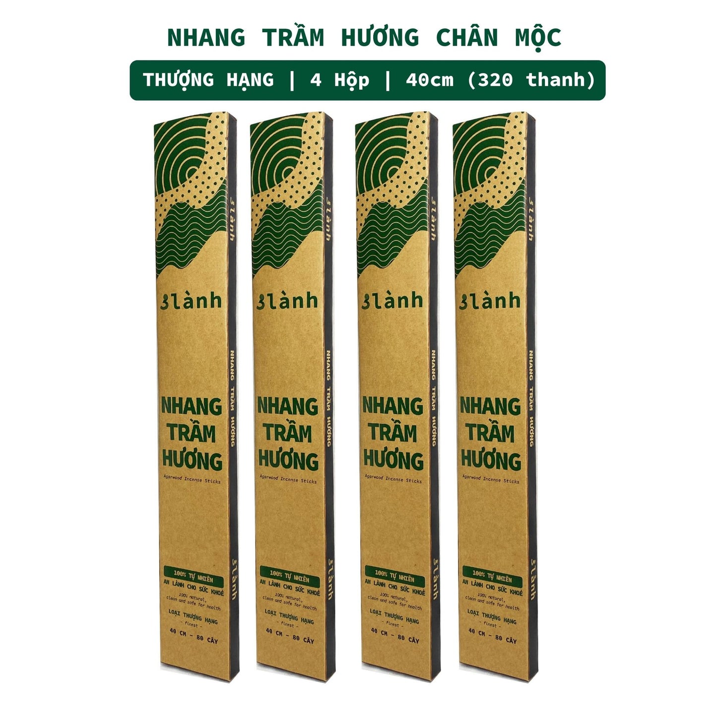 Nhang Trầm Hương Thượng Hạng 30-40cm, 100-400gr 3 Lành Tự Nhiên 100% Không Hóa Chất >15 Năm Trầm Thờ Cúng Thư Giãn Tài Lộc Xông Nhà Quà 11.11 - 3 Lanh