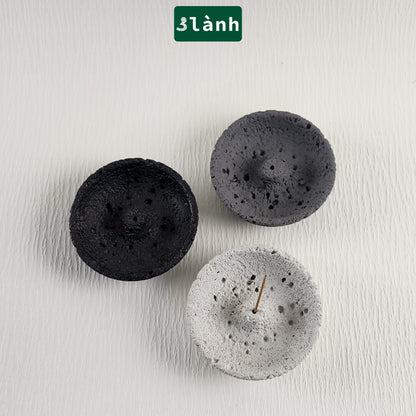 Đế Hứng Nhang Bằng Đá Phong Cách Thiền Nhật