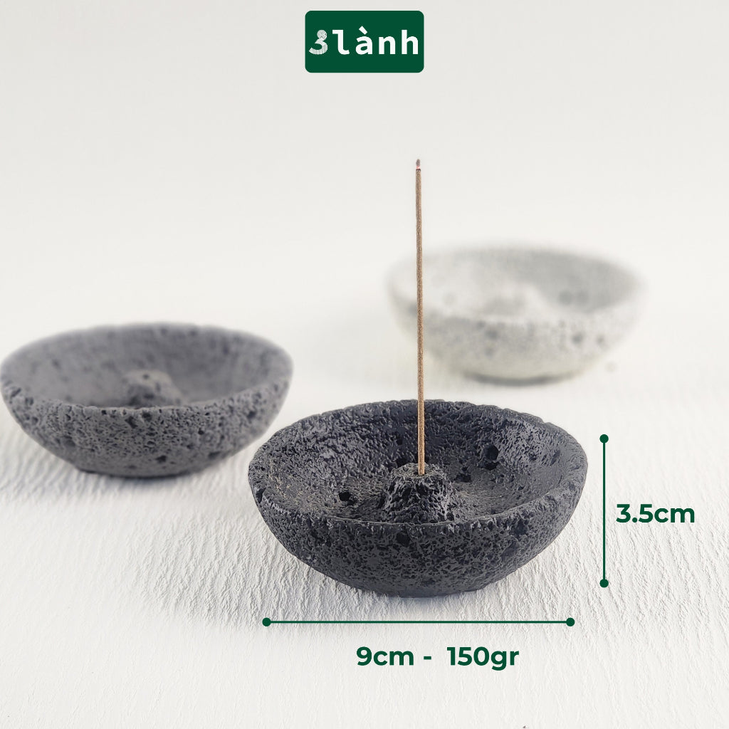 Đế Hứng Nhang Bằng Đá Phong Cách Thiền Nhật