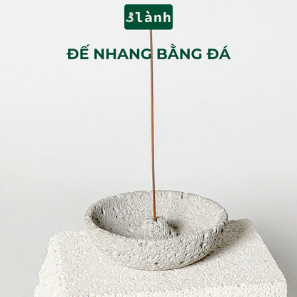 Đế Hứng Nhang Bằng Đá Phong Cách Thiền Nhật
