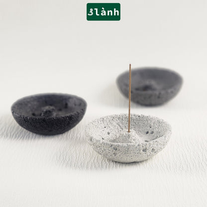 Đế Hứng Nhang Bằng Đá Phong Cách Thiền Nhật