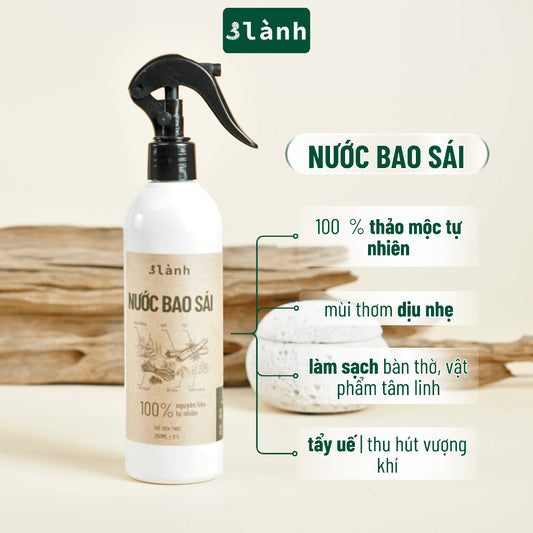 Nước Lau Bàn Thờ 100% Nguyên Liệu Tự Nhiên 3 Lành